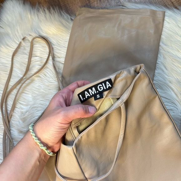 I.AM.GIA Zoey Faux Leather Lace Up Pant - Picture 4 of 6